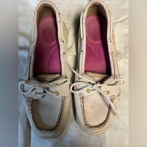 Women's Pink Sorry Topsider Boat Shoes